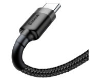 BASEUS Kabel USB - USB-C Cafule 3A 1m szaro - czarny CATKLF-BG1 - 1266439 - zdjęcie 4